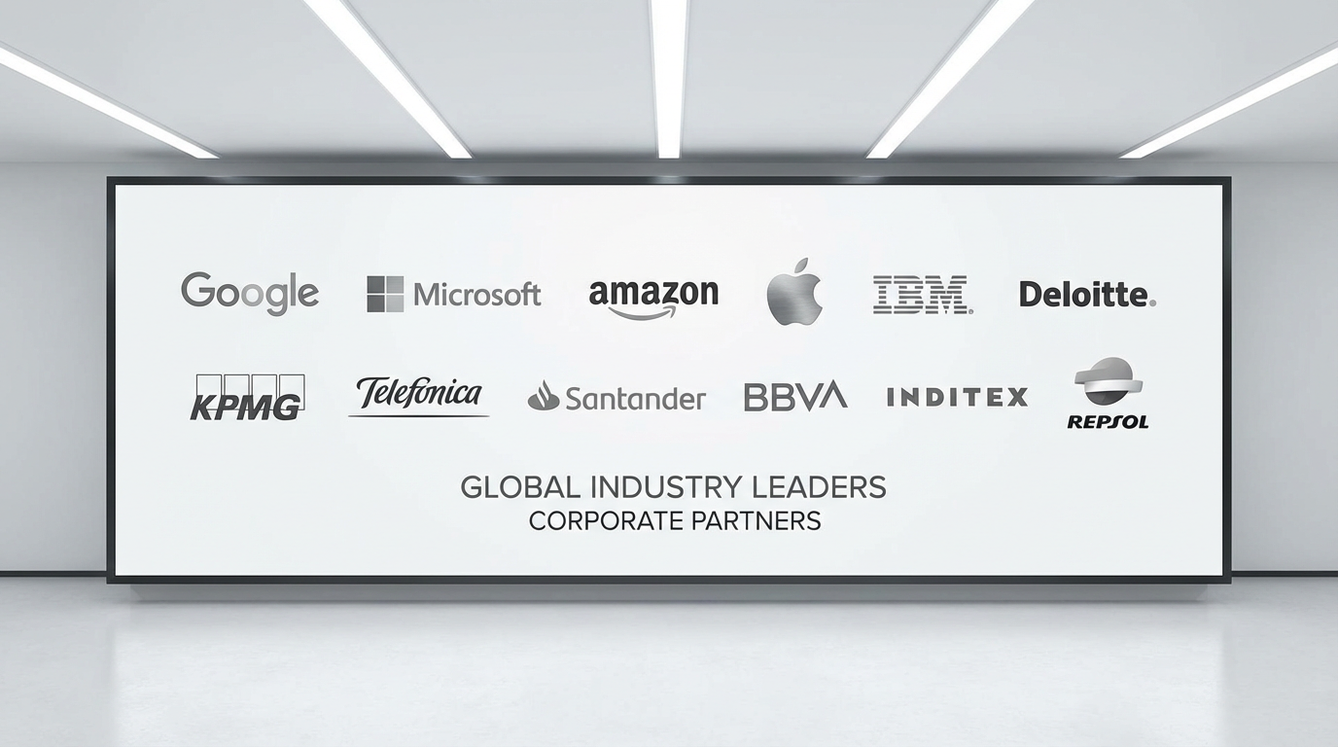 Búsqueda de empleo experta - Clientes que han conseguido trabajo en empresas reconocidas como Google, Microsoft, Amazon, Telefónica, Santander, BBVA